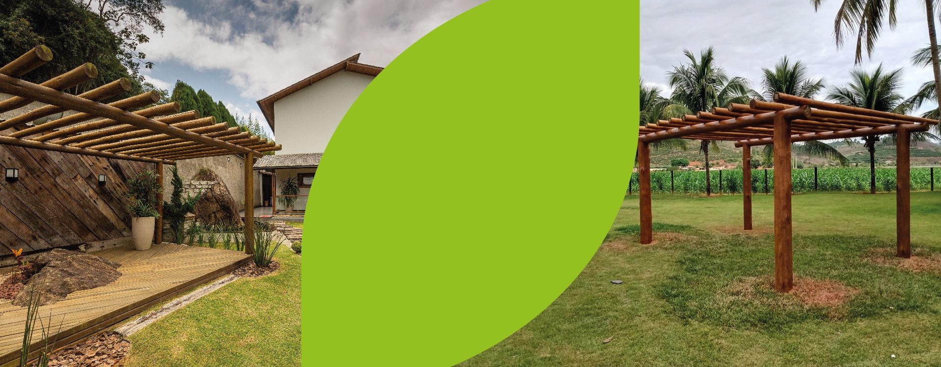 Pergolados Beleza para o seu jardim.